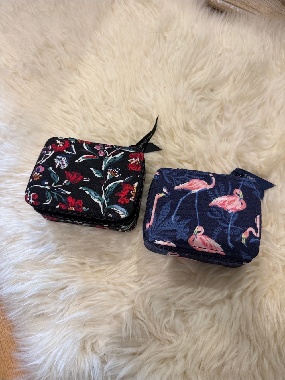 Vera Bradley medicine boxes one missing inserts